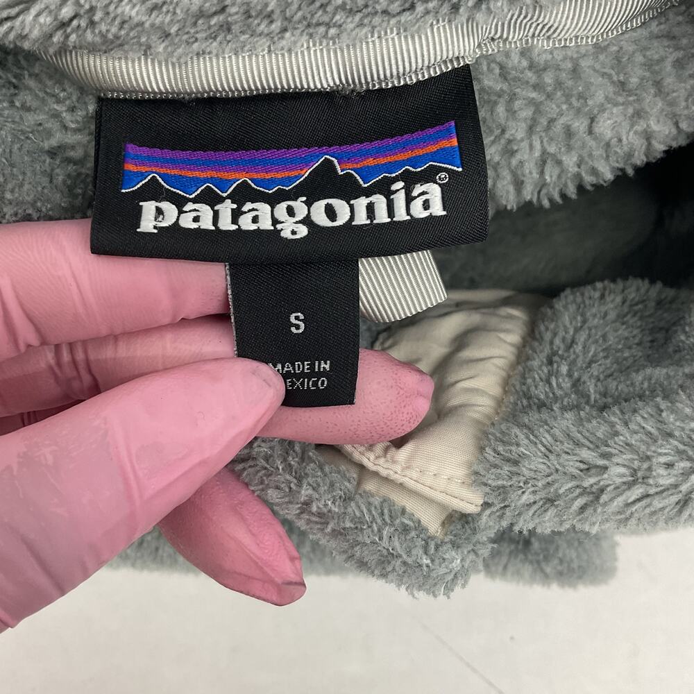 Patagonia Re-Tool Snap-T Fleece Gray Women's Pullover Sweater S PReowned - Picture 4 of 6